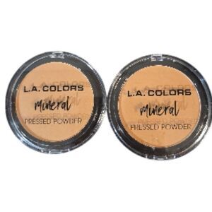 L.A. Colors Mineral Pressed Powder Set Of 2 - Toffee